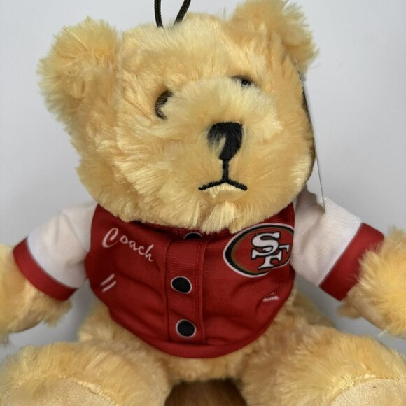 NFL San Francisco 49ers Coach Teddy Bear Plush Toy 12" - Picture 5 of 7